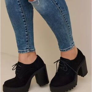 Torrid Black Platform Oxford Heel 9WW